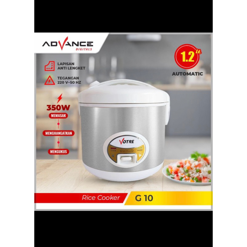 Jual VOTRE G10 Rice Cooker 1,2 Liter Shopee Indonesia