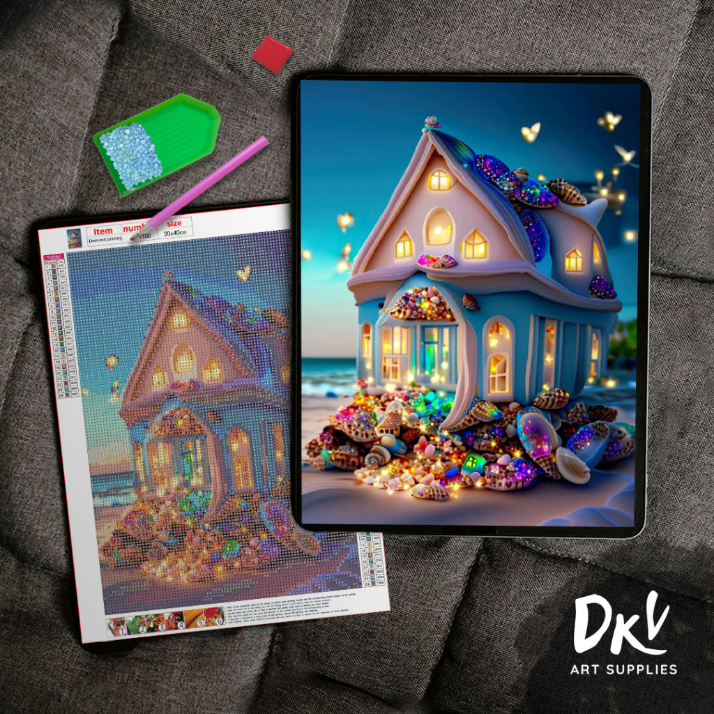 Kit per la pittura fai-da-te con diamanti a led - Toys Center