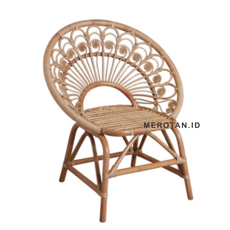 Jual Kursi Merak Rotan / Peacock Chair / Kursi Dekorasi Rotan | Shopee ...