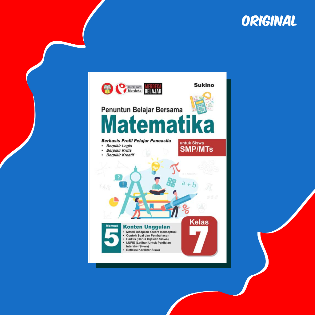 Jual Buku Penuntun Belajar Bersama Matematika Smpmts Kelas 7 Kurikulum Merdeka Shopee Indonesia 4802