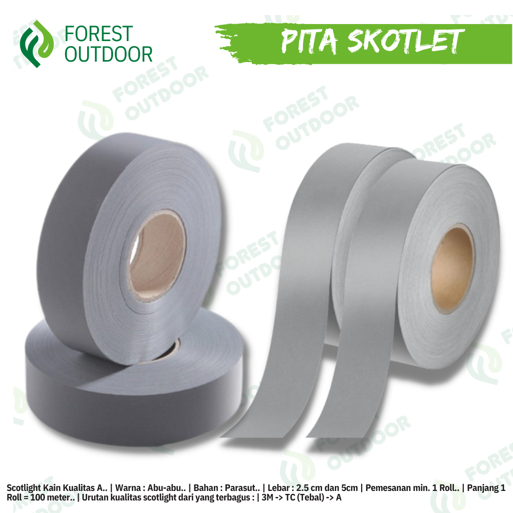 Jual Pita Scotchlite Grade A 5 cm per Roll (100 meter) - Pemantul ...