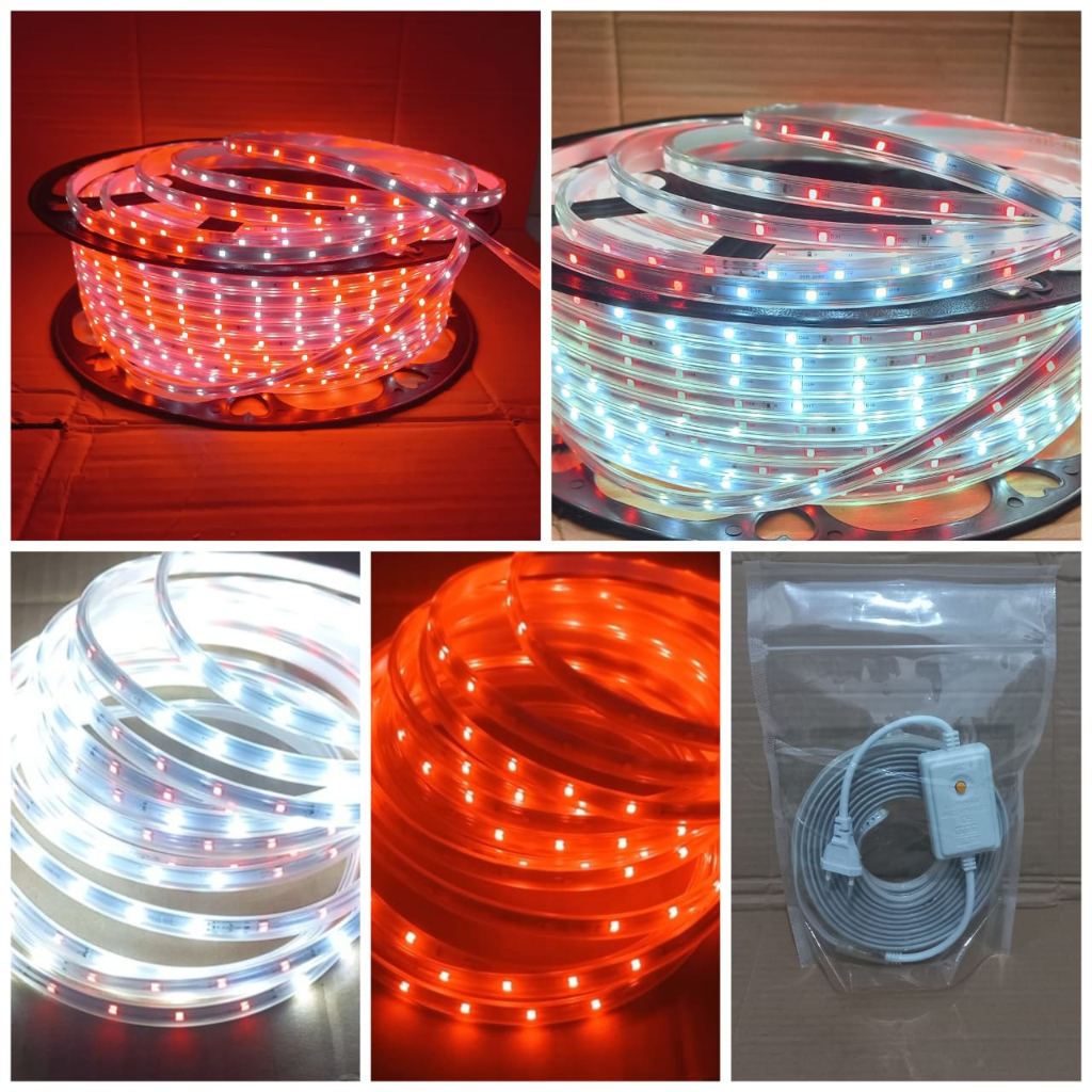 Jual Led Strip / Led Selang Paket Merah-Putih 7,5 Meter Free Adaptor ...