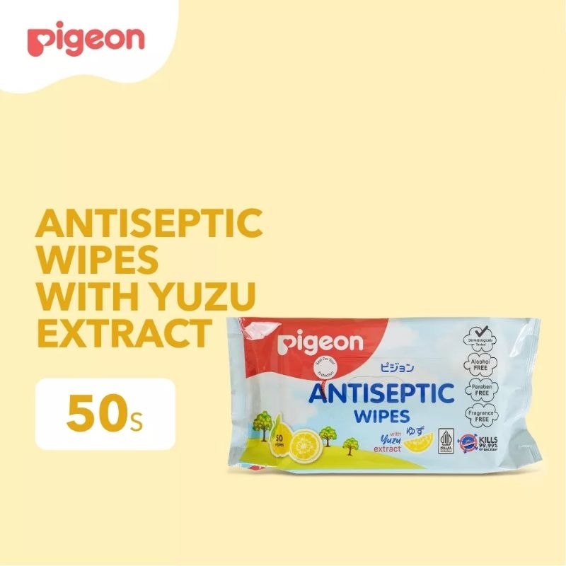 Jual Pigeon Wipes Antiseptic Yuzu 50'S Shopee Indonesia