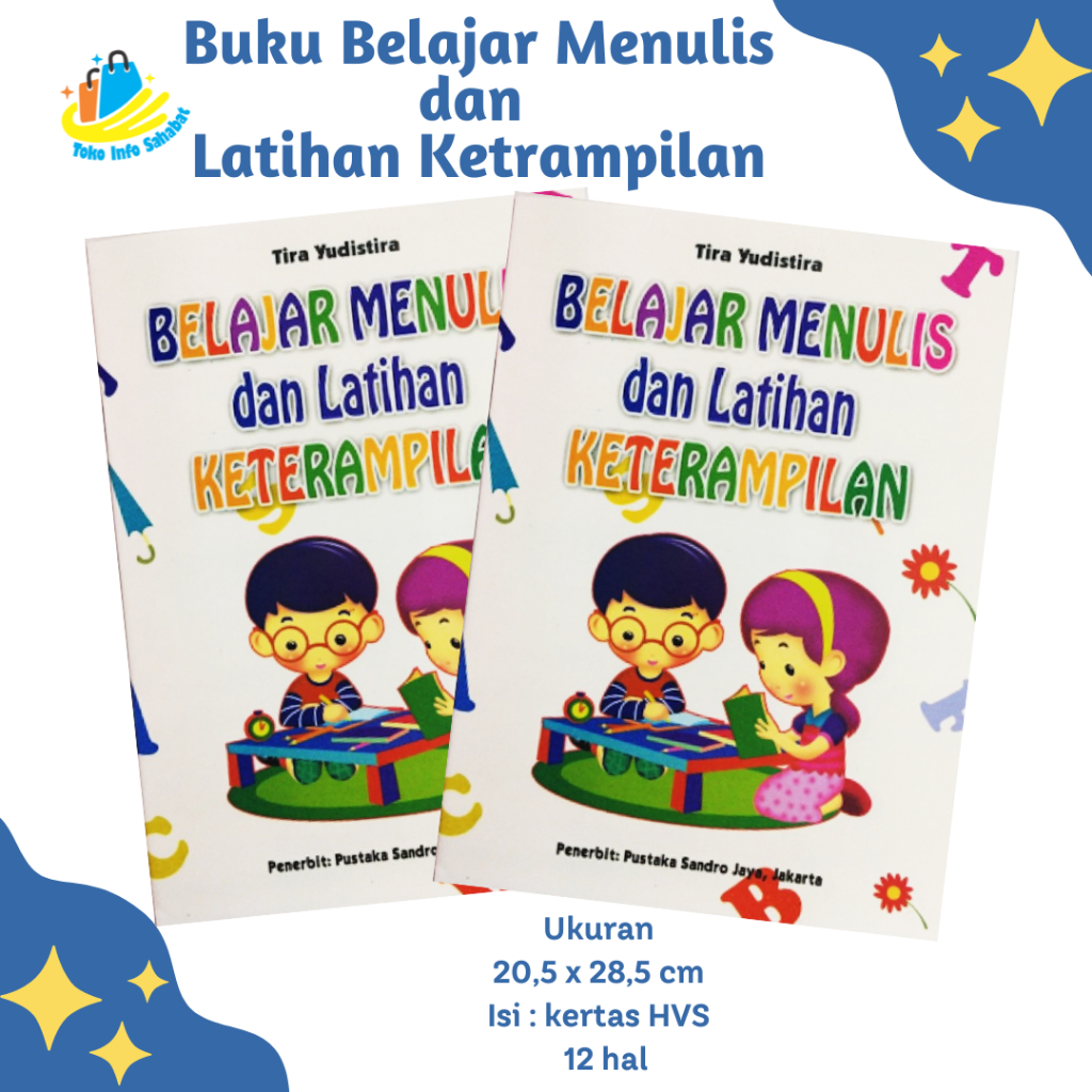 Jual Buku Belajar Menulis Dan Latihan Keterampilan Untuk Anak Tksd