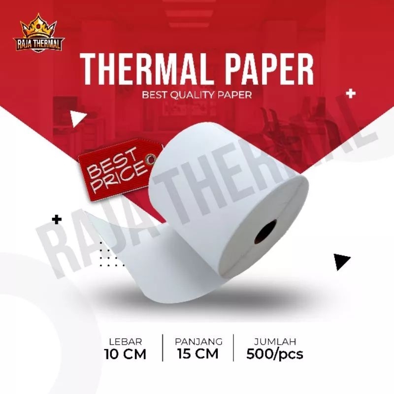 Jual Kertas Label Thermal Resi Stiker Kertas Printer Sticker X Mm X Mm