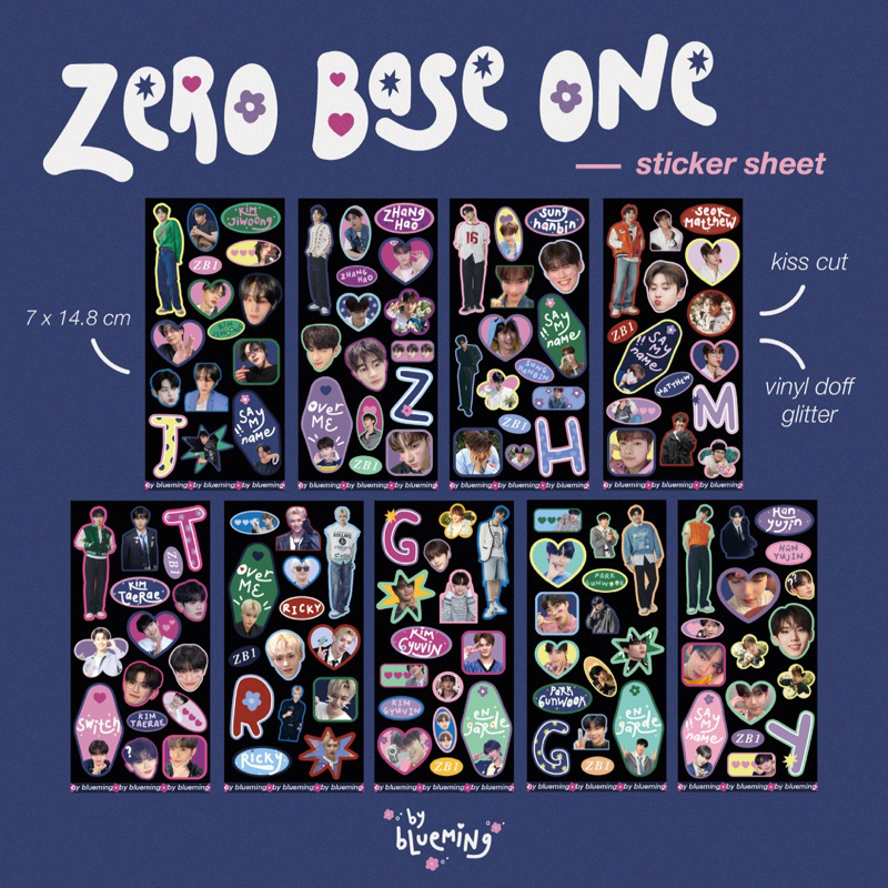 Jual ZEROBASEONE STICKER SHEET | Shopee Indonesia