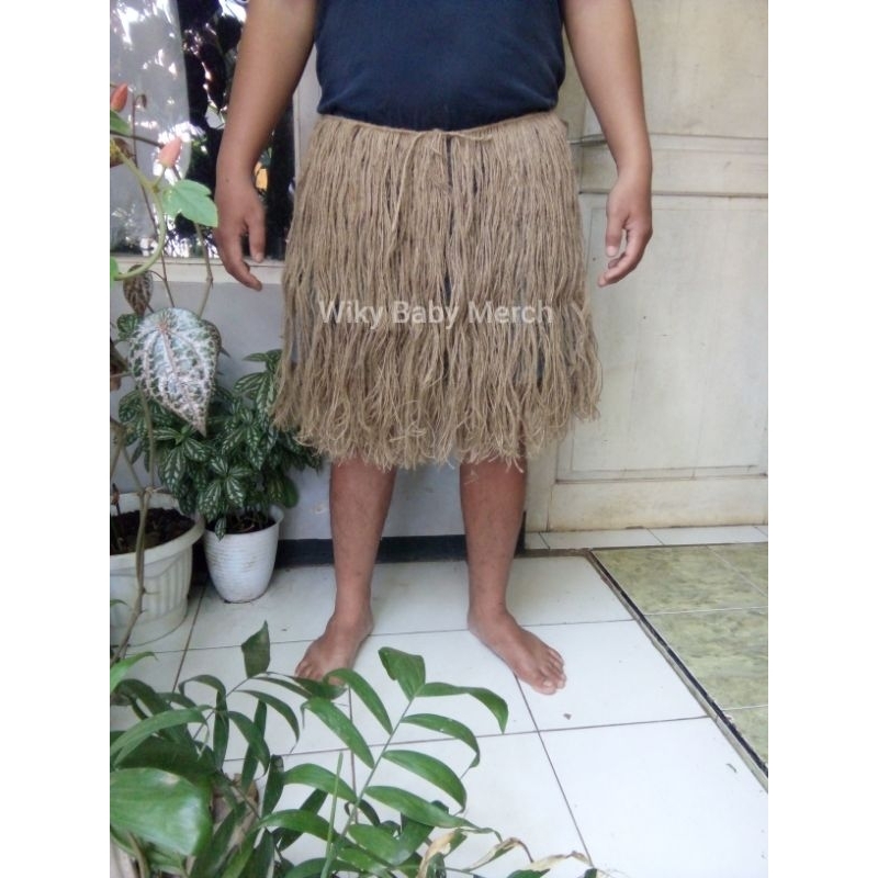 Jual Rok Rumbai Papua Tali Goni Panjang 50cm Dewasa / Tali Rami / Rok ...