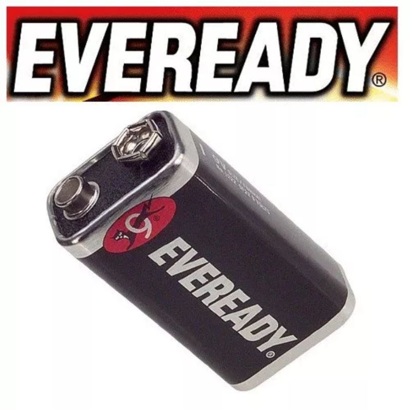 Jual Baterai Kotak Eveready 9 volt 9v Batre Battery Microphone Avometer