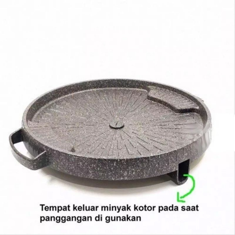 Jual Suggo Bulgogi Grill Pan Tanpa Tutup Kaca Cm Shopee Indonesia