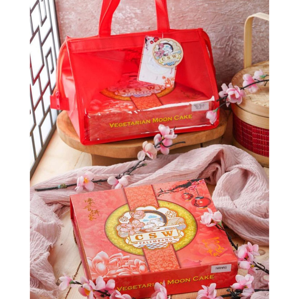 Jual Mooncake CSW Palembang Vegetarian TauYung Pandan/Original/Telur ...