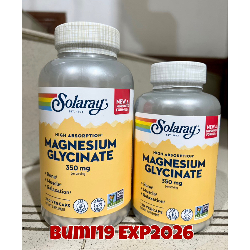 Jual Solaray Magnesium Glycinate 350 mg | Shopee Indonesia