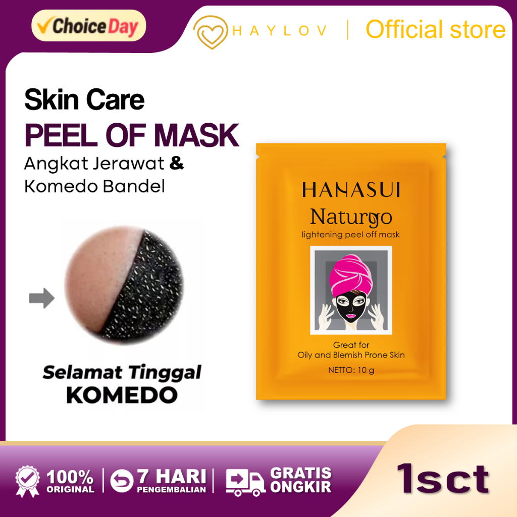 Jual Hanasui Naturgo Peel Off Face Mask Series (100% Original) | Shopee ...