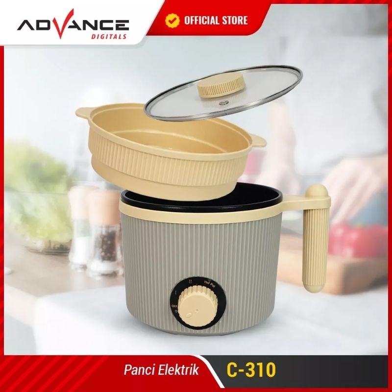 Jual Advance C310 Panci Listrik Multifungsi Serbaguna Low Watt Kukusan
