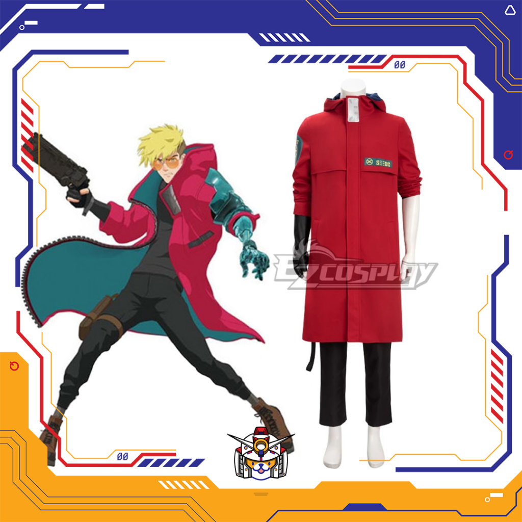 Jual [QTakasi] Kostum Cosplay Trigun Vash The Stampede costume jacket ...