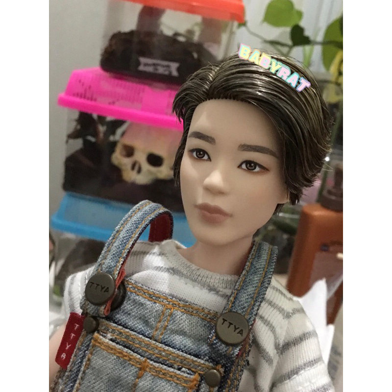 Jual JIMIN SPRING DAY Mattel Barbie Doll Park Jimin ChimChim BTS Custom ...