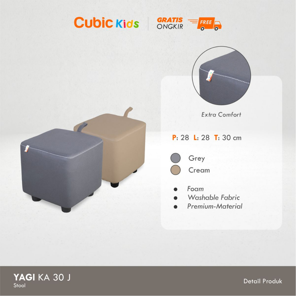 Jual Cubic KIDS Stool Minimalis / Kursi Anak Kotak / YAGI KA 30 J ...
