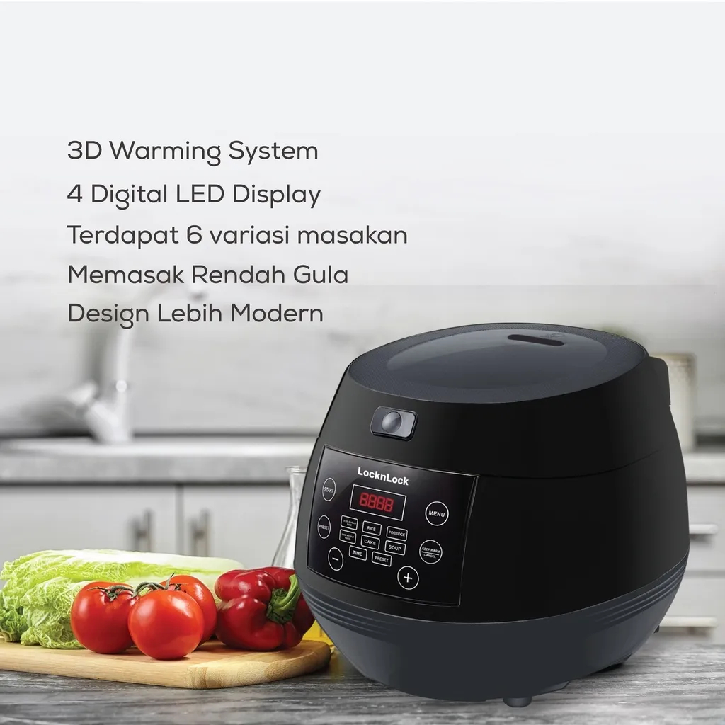Jual Rice Cooker LocknLock Small Low Carbo kapasitas 1.2 Liter Shopee