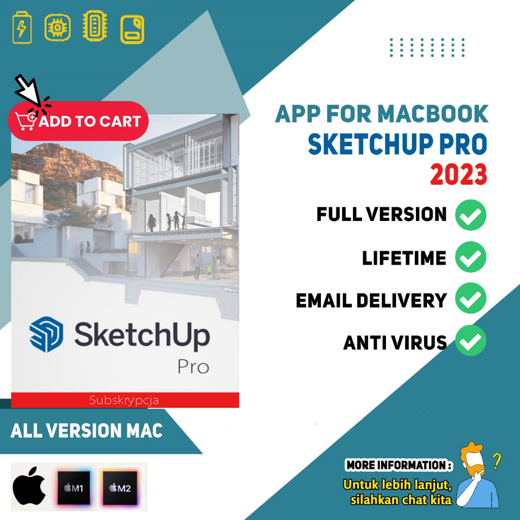 Jual Sketchup Pro 2023 For [Mac/Macbook] Lifetime | Shopee Indonesia