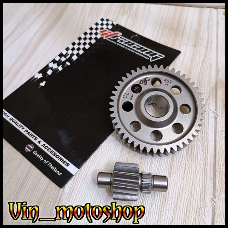 Jual Gigi rasio GF racing Beat Scoopy karbu / Vario 110 / Beat Fi ...