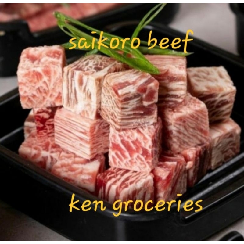 Jual Saikoro Beef Wagyu Meltique Kg Beef Cube Steak Halal Shopee