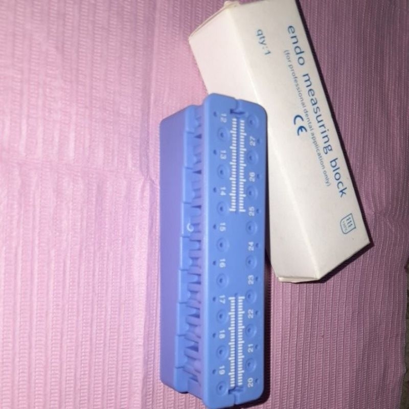 Jual Endo Block / Dental Endo Ruler / Endo Measuring Block Holder Stand ...