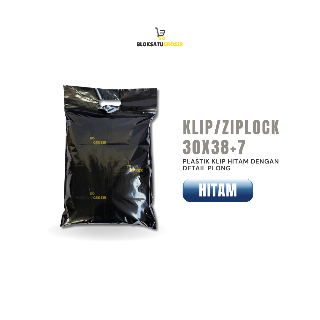 Jual Plastik Klip Plong Ziplock Bening 30 X 40 Isi 10 Lembar Plastik