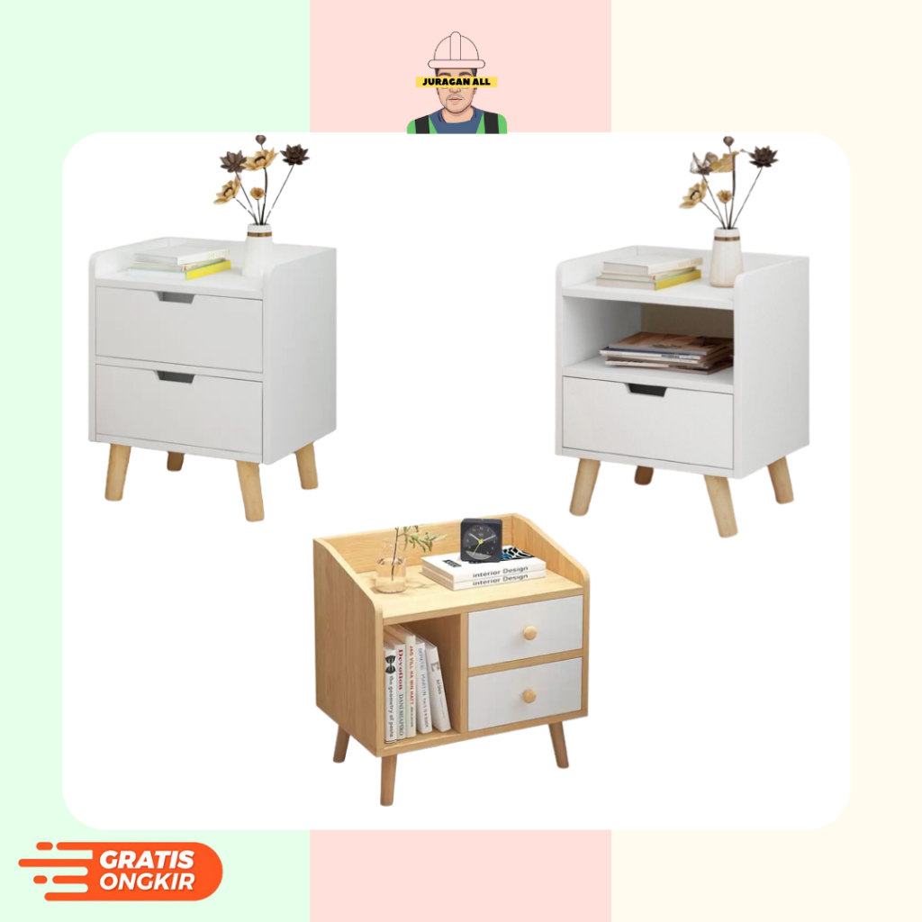 Jual Meja Nakas Meja Kecil Multifungsi Bed Side Table Meja Sudut Nakas