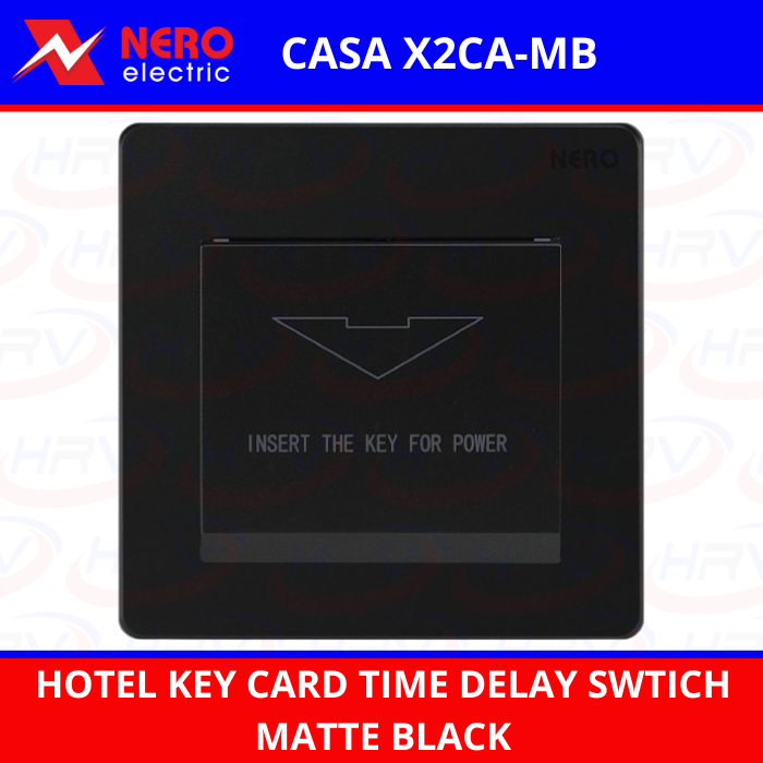 Jual NERO Casa X2CAHBLACK Hotel Key Card Time Delay Switch (RFID