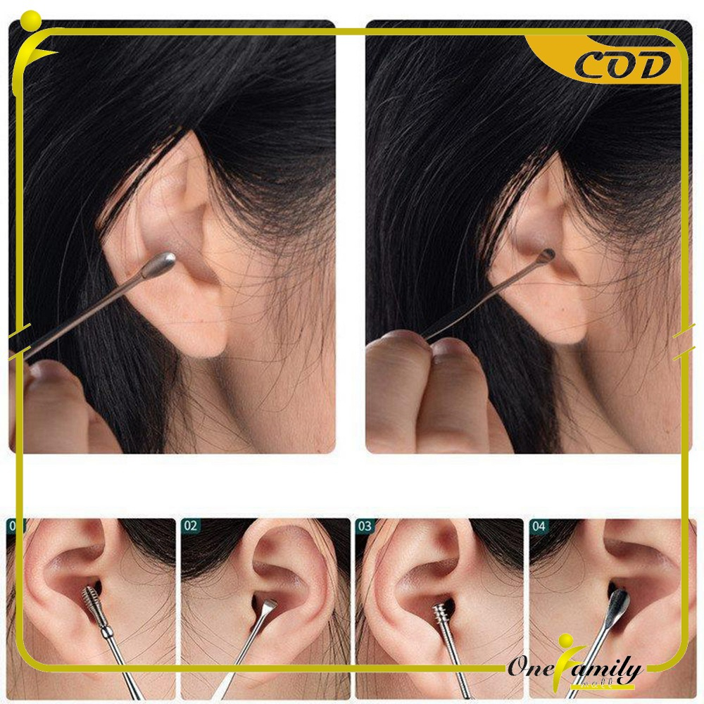 Jual ONE-C901 Alat Pembersih Telinga 8IN1 Tabung Portable Anti Karat ...