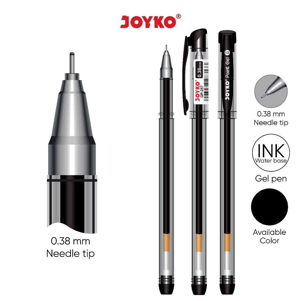 Jual Gel Pen Pulpen Pena Joyko Gp Point Gel Mm Shopee Indonesia