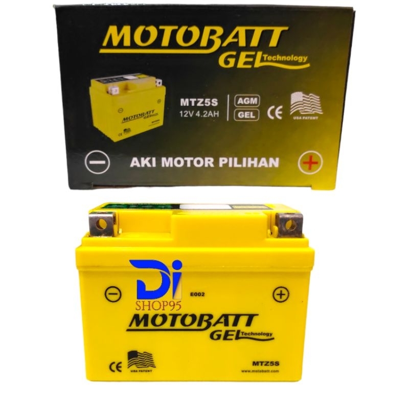 Jual AKI KERING MTZ5S MOTOBATT VIXION/ VARIO/ BEAT /MIO J/MX KING/MIO