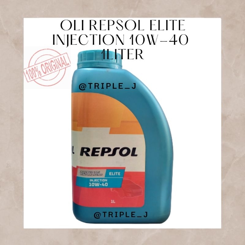 Jual Oli Repsol Elite Injection 10W-40 1Liter | Shopee Indonesia