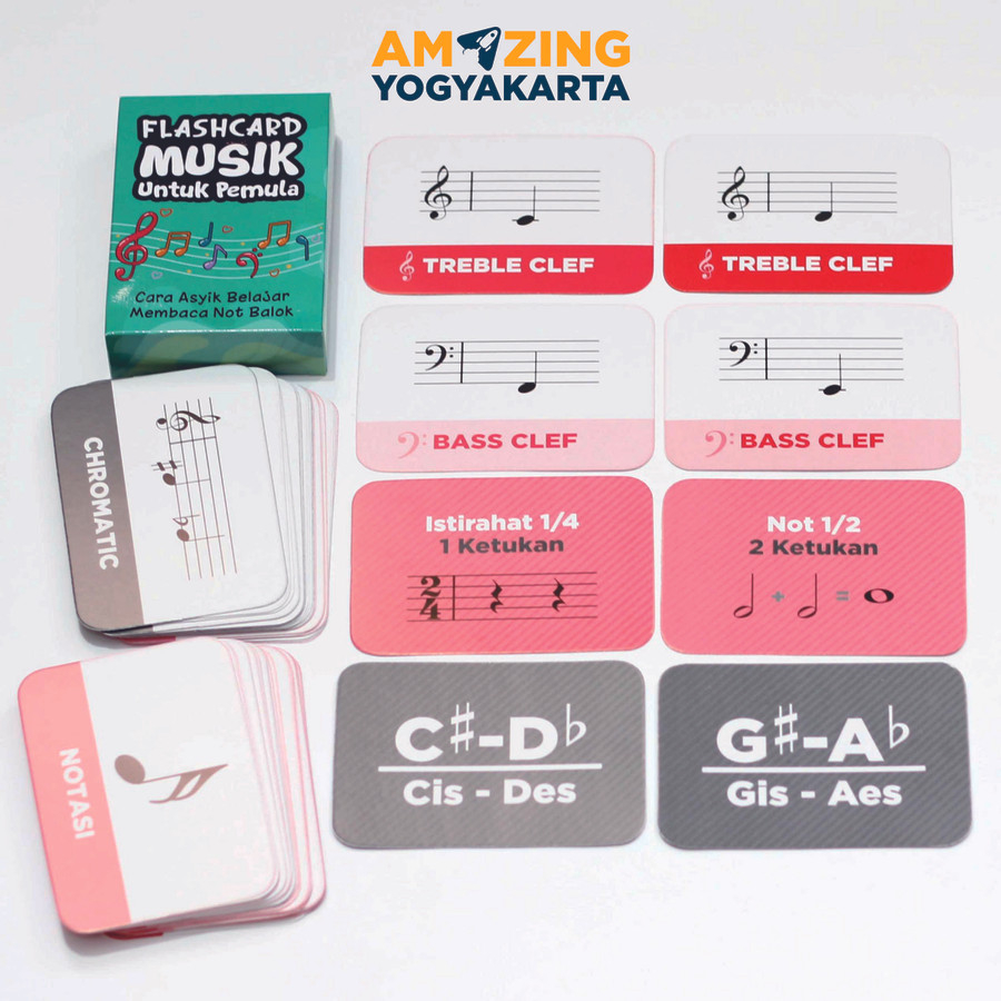 Jual AMAZING Flashcard Musik Untuk Pemula | Shopee Indonesia
