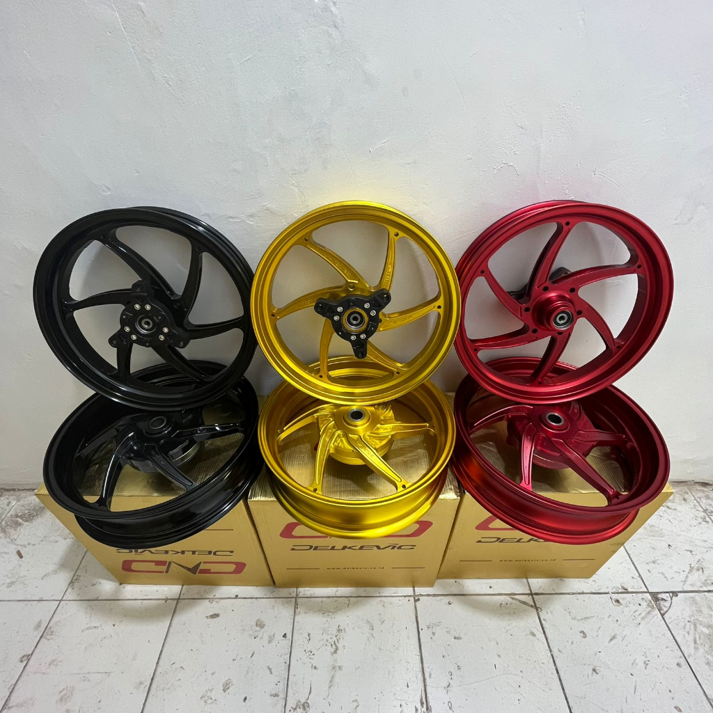 Jual VELG RACING AEROX NEW/OLD SET DEPAN BELAKANG VELG AEROX 155 6STAR ...