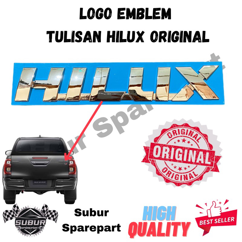 Jual Logo Emblem Tulisan Hilux Original Shopee Indonesia