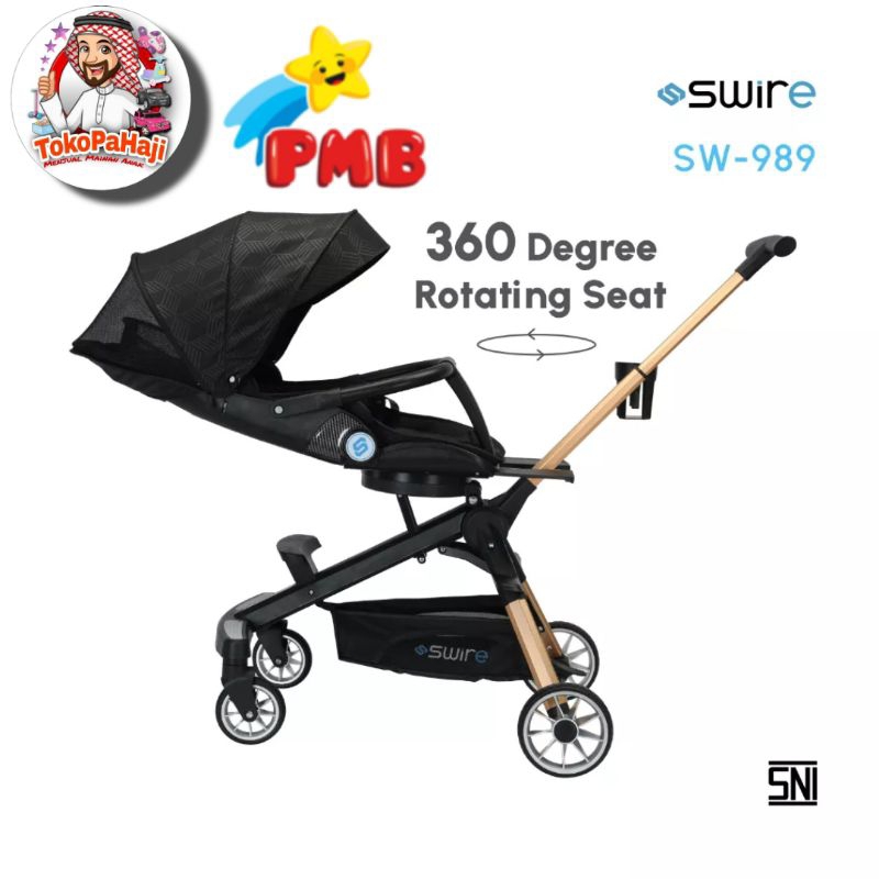 Jual STROLLER RODA 4 REVERSIBLE SEAT TRAVEL EASY TO FOLD PMB TOYS ...