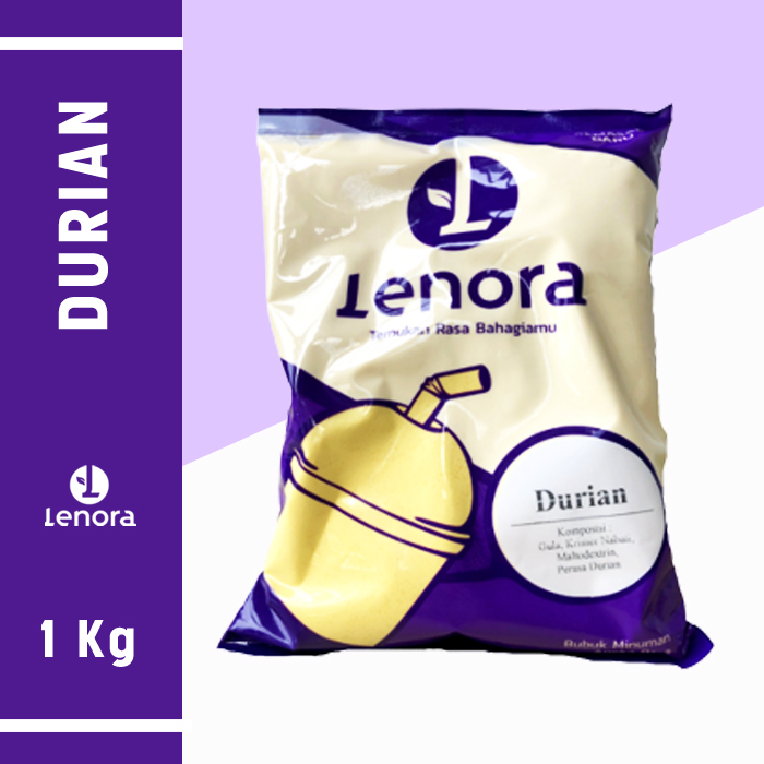 Jual LENORA Bubuk Minuman Durian / Serbuk Minuman / Powder Drink Rasa ...