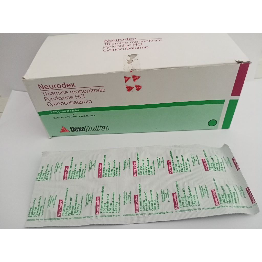 Jual Neurodex Vitamin Saraf | B1 | B6 | B12 Isi 10 Tablet | Shopee ...