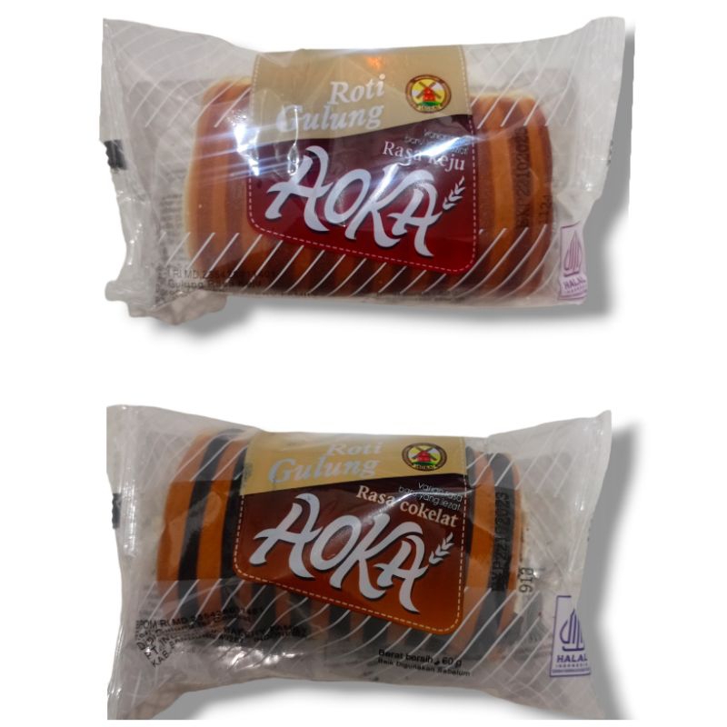 Jual Aoka Roti Gulung Keju Gulung Coklat Gr Shopee Indonesia