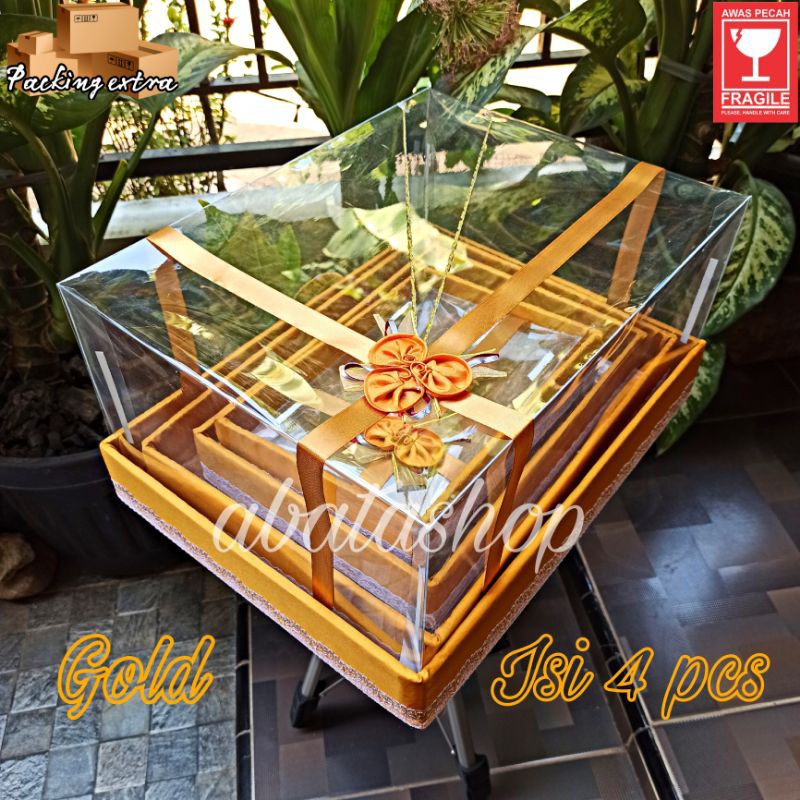 Jual BOX PARCEL MAHAR PERNIKAHAN//KOTAK HANTARAN PERNIKAHAN 4PCS ...