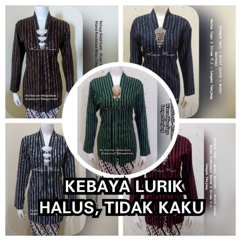 Jual Kebaya Lurik Kebaya Kartini Kebaya Jadi Kebaya Lurik Jadi