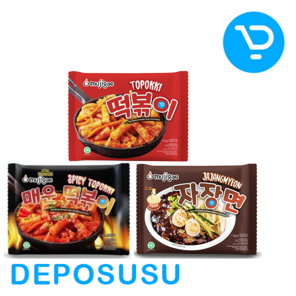 Jual Mujigae Topokki Tteokbokki Tokpoki Topoki Wonhae Spicy Jajangmyeon ...