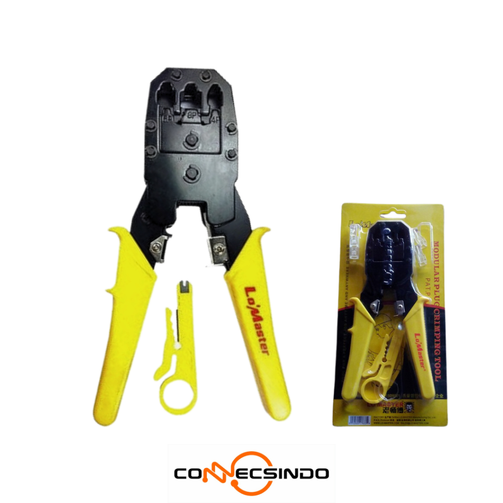 Jual Tang Crimping Modular Crimping Tool RJ45 LO MASTER 2 in 1 Shopee Indonesia