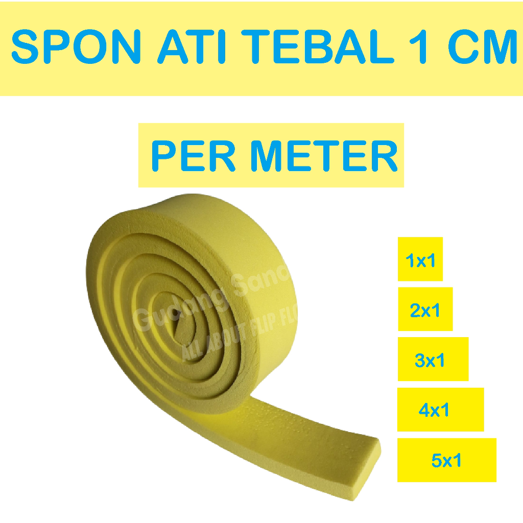 Jual Spon Ati Busa Ati Spon Eva Bentuk Potongan Persegi Panjang Tebal Cm Warna Kuning