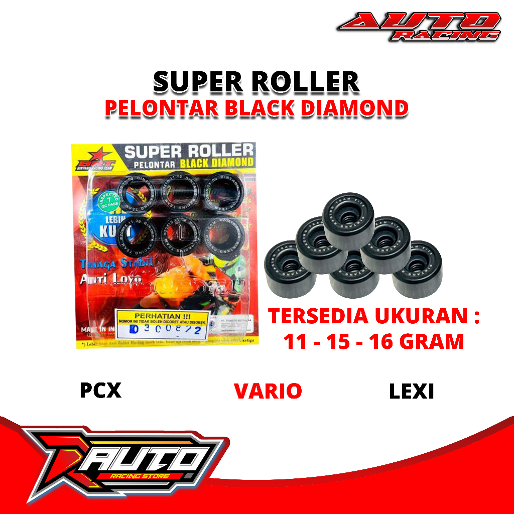 Jual ROLLER BRT - PCX -VARIO 125 - Roller BRT Racing Honda Genio - Beat ...
