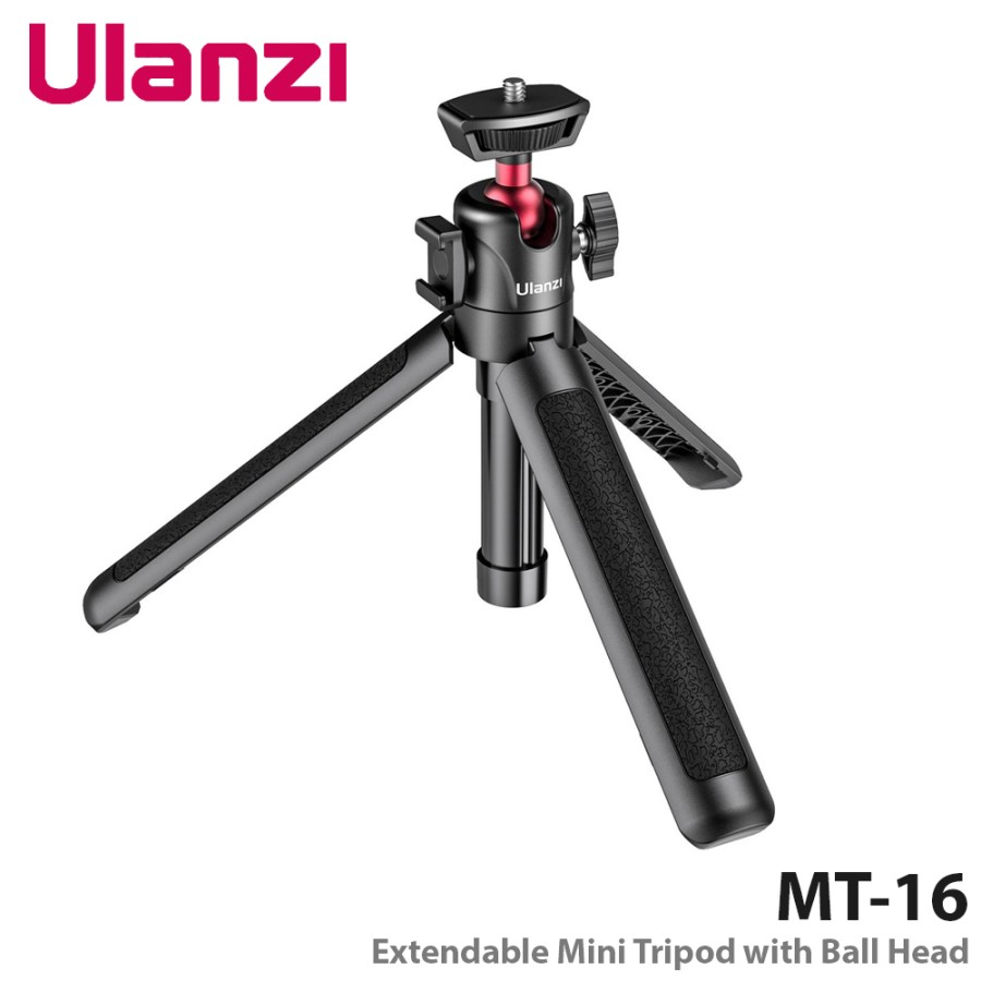 Trépied Appareil Photo Trépied Mini Vlogging Ulanzi MT-16 - Extensible 22-44 Cm - Rotule 360° - Compatible Smartphone Et Appareil Photo Rotule 360° MT-16