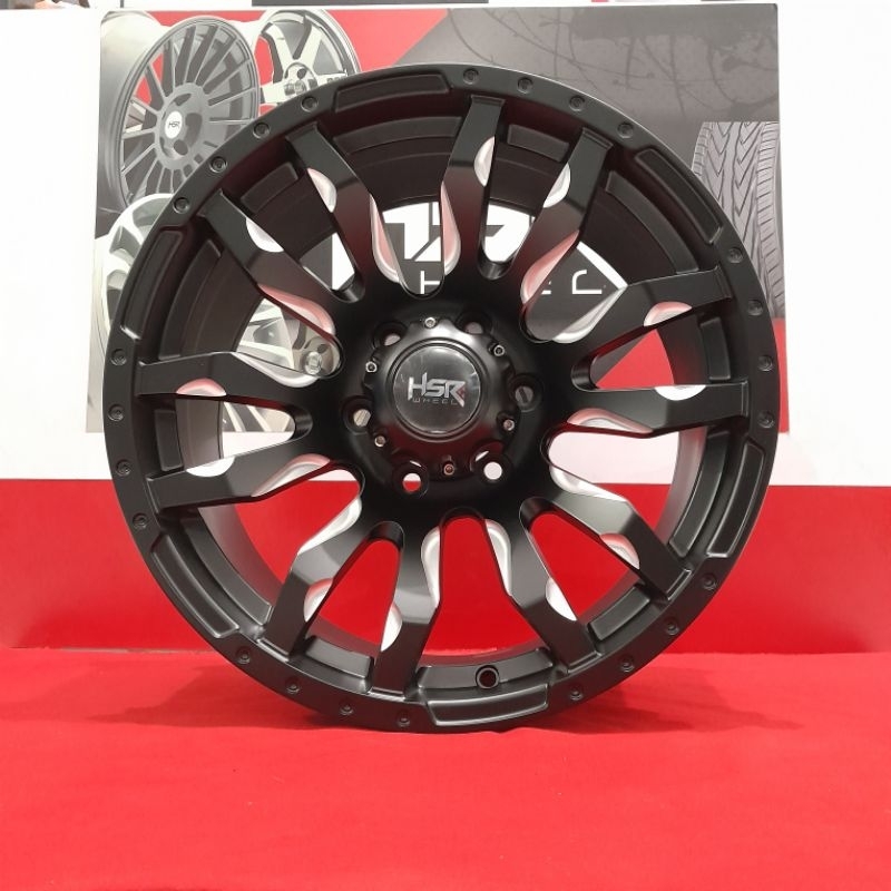 Jual Velg Mobil Offroad Hsr Burneh Ring 18 Pcs 6x139,7 Bt50 Hilux ...