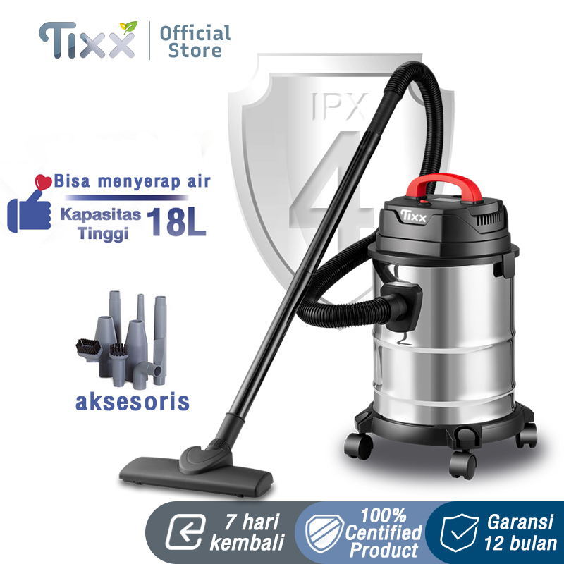 Jual Tixx Vacuum Cleaner 18L 3in1 Vakum/Air Hisap/Blower Sedot Debu