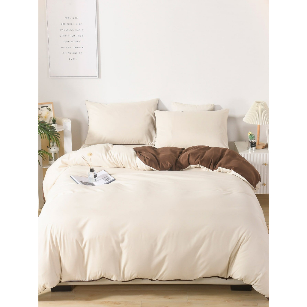 Jual BIGSALE TERBATAS!!!ADISTY BEDCOVER SET MOTIF POLOS BERBAHAN
