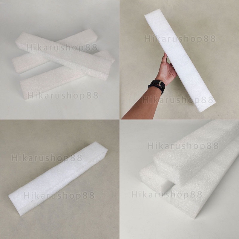 Jual Busa Bunga PE Foam 50 x 8 x 5 cm Foam Spon Putih Busa Elastis ...